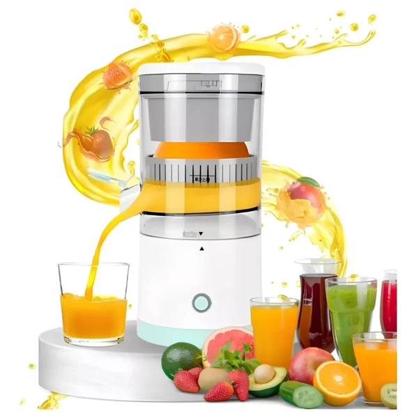 Espremedor Sem Fio Portátil Laranja Limão Suco Fruta Elétrico