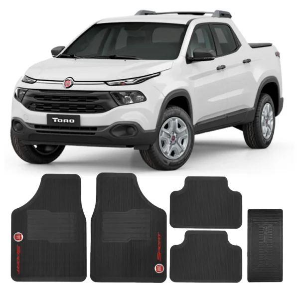 Kit Jogo Tapete Automotivo Carro Borracha