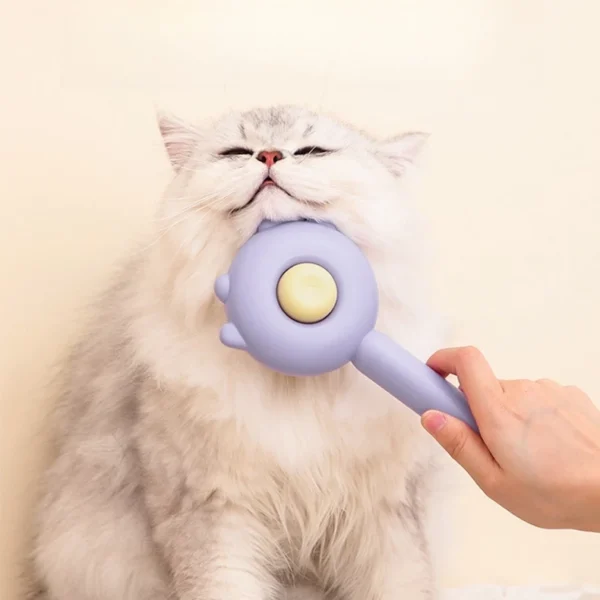 Escova Removedora Tira Pelos dos Pets Cães e Gatos Limpa Facil e Protátil