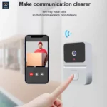 Campainha Camera Wifi Sem Fio Inteligente Interfone e Áudio - Imagem 5