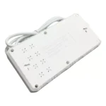 Régua Filtro de Linha com 7 Tomadas Extensão Elétrica 1 Universal 4 USB Bivolt 10A 110v/220v Cabo de 2 Metros Seguro - Imagem 7