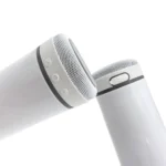 Copo térmico Inox com tampa abridor e caixa de som com bluetooth Led 420ml - Imagem 4