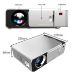 Projetor T6 Full Hd Led 4 K 3500 Lumens Hdmi Usb 1080 P Portátil Cinema Betterer Hd Display Lcd - Imagem 6