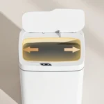Lixeira com Sensor Automático Inteligente Abre Fácil em Toque Cesto Lixo Casa 16 Litros - Imagem 2