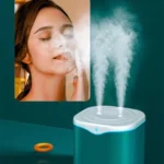 Umidificador Aromatizador de Ar De Ambiente com Bico Duplo 2l Difusor Elétrico Usb Led 2000ml - Imagem 3