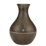 Umidificador Ultrassônico Usb Madeira Difusor Aroma Tulipa 130ml - Imagem 3
