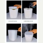 Umidificador Aromatizador de Ar De Ambiente com Bico Duplo 2l Difusor Elétrico Usb Led 2000ml - Imagem 4