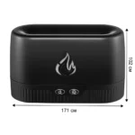 Difusor de Aroma e Umidificador De Ar Com Chama 200ML USB Ultrasonic - Imagem 5