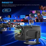 Projetor Hy320 Android Wi-fi Hd 390 Ansi Espelhamento celular - Imagem 3