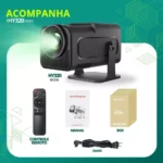Projetor Hy320 Android Wi-fi Hd 390 Ansi Espelhamento celular - Imagem 7