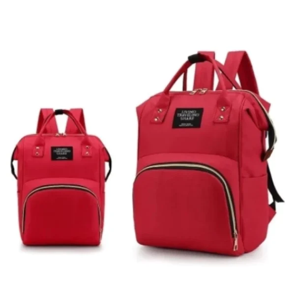 Mochila Bolsa Maternidade Térmica Multifunções Impermeável pode faz cama