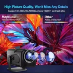Projetor Hy320 Android Wi-fi Hd 390 Ansi Espelhamento celular - Imagem 9