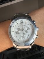 Relógio Masculino Bvlgari Iron Man Prata / Branco 2024 | 100% funcional linha Diamante - Imagem 3