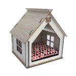 Casa Hello Pet Barcelona Branco e Vermelho para Cães e Gatos