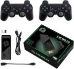 Vídeo Game Retrô 4K 64G com 10.000 Jogos, HD Display, Vídeo Game Stick para PS1/GBA/FC/MD