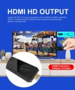 Vídeo Game Retrô 4K 64G com 10.000 Jogos, HD Display, Vídeo Game Stick para PS1/GBA/FC/MD - Imagem 5