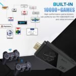 Vídeo Game Retrô 4K 64G com 10.000 Jogos, HD Display, Vídeo Game Stick para PS1/GBA/FC/MD - Imagem 6