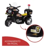 Mini Moto Infantil Elétrica Triciclo Bombeiro 2 A 5 Anos - Imagem 5