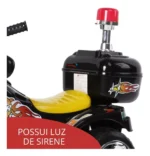 Mini Moto Infantil Elétrica Triciclo Bombeiro 2 A 5 Anos - Imagem 6