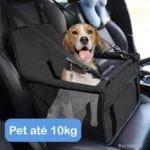 Cadeirinha Assento Veicular Carro | Gatos Cães Versão Premium Preta - Imagem 7