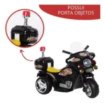 Mini Moto Infantil Elétrica Triciclo Bombeiro 2 A 5 Anos - Imagem 8