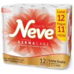 Papel Higiênico Neve Atacado 3 Pacotes C/12 Folha Dupla 30m