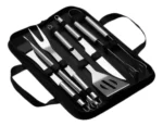 Kit De Churrasco C/ Estojo Utensilios Inox 9 Em 1 Conjunto - Imagem 7