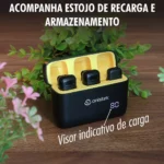 Microfone De Lapela Sem Fio Profissional Para Celular Tipo C - Imagem 4