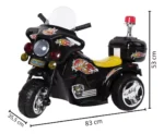 Mini Moto Infantil Elétrica Triciclo Bombeiro 2 A 5 Anos - Imagem 10