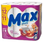 Papel Higiênico Folha Dupla 30m Leve 12 Pague 11 Maxi Pure