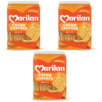 Kit 3 Biscoito Marilan Cream Cracker 350g