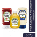 Kit tradicional ketchup 567g | Maionese 255g e | Mostarda 400g Heinz