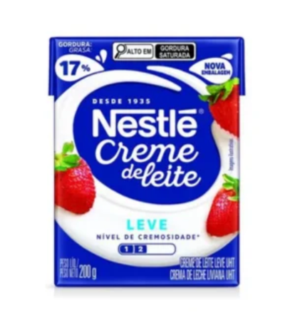 Creme De Leite 12unid. Nestle 200g