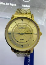 Relógio Masculino Newrex Prime Dourado a prova d'agua - Imagem 5