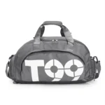 Bolsa Mala Esportiva Mochila Cinza