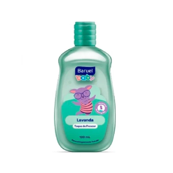 Colônia Infantil Baruel Baby Toque De Frescor Lavanda 120ml