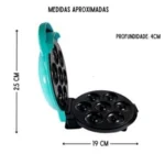 Mini Maquina De Donuts Café Da Manhã Capacidade Para 7 Mini Rosquinha Elétrica 110V Portátil - Imagem 8