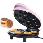 Mini Maquina De Donuts Café Da Manhã Capacidade Para 7 Mini Rosquinha Elétrica 110V Portátil - Imagem 9
