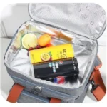 Bolsa Térmica De Duas Camadas De Grande Capacidade Adequada Para Piquenique - Imagem 2