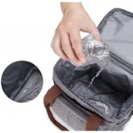 Bolsa Térmica De Duas Camadas De Grande Capacidade Adequada Para Piquenique - Imagem 3