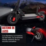 Patinete Scooter Eletrico Off Road 10ah 500w Bluetooth 45km - Imagem 4