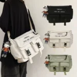 Bolsa Tiracolo Grande De Ombro Transversal De Tecido Para Viagem