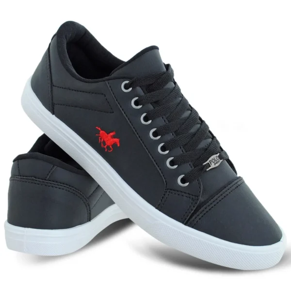 Sapatênis Masculino Casual 306 Preto Super Leve Original
