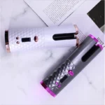 Modelador De Cachos Ferro Automático Sem Fio Com Bateria Recarregável Embutida Cerâmica - Imagem 6