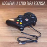 Controle Sem Fio Para Xbox 360 E Computador Recarregável Cor Preto Knup GM034 - Imagem 2