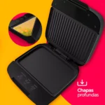 Grill Sanduicheira Misteira Elétrica Antiaderente Cadence - Imagem 4