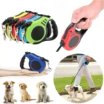 Coleira Guia Retrátil Pet Passeio Cachorro Gato 20kg