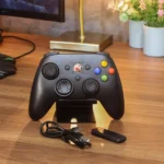 Controle Sem Fio Para Xbox 360 E Computador Recarregável Cor Preto Knup GM034 - Imagem 5