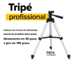 Tripé Universal De Alumínio 1 Mt Para Celular E Câmera - Imagem 6