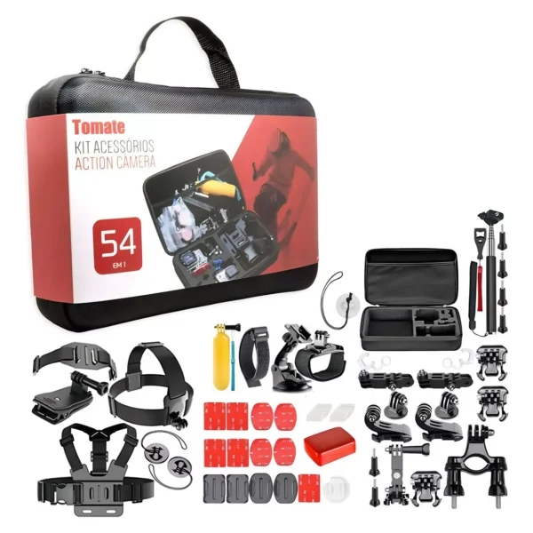 Kit de Acessórios de Câmera de Ação